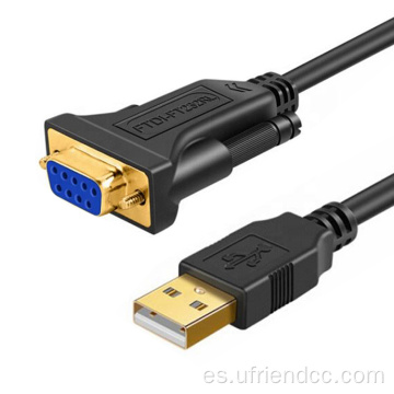 USB a RS232 DB9 Cable macho a femenino